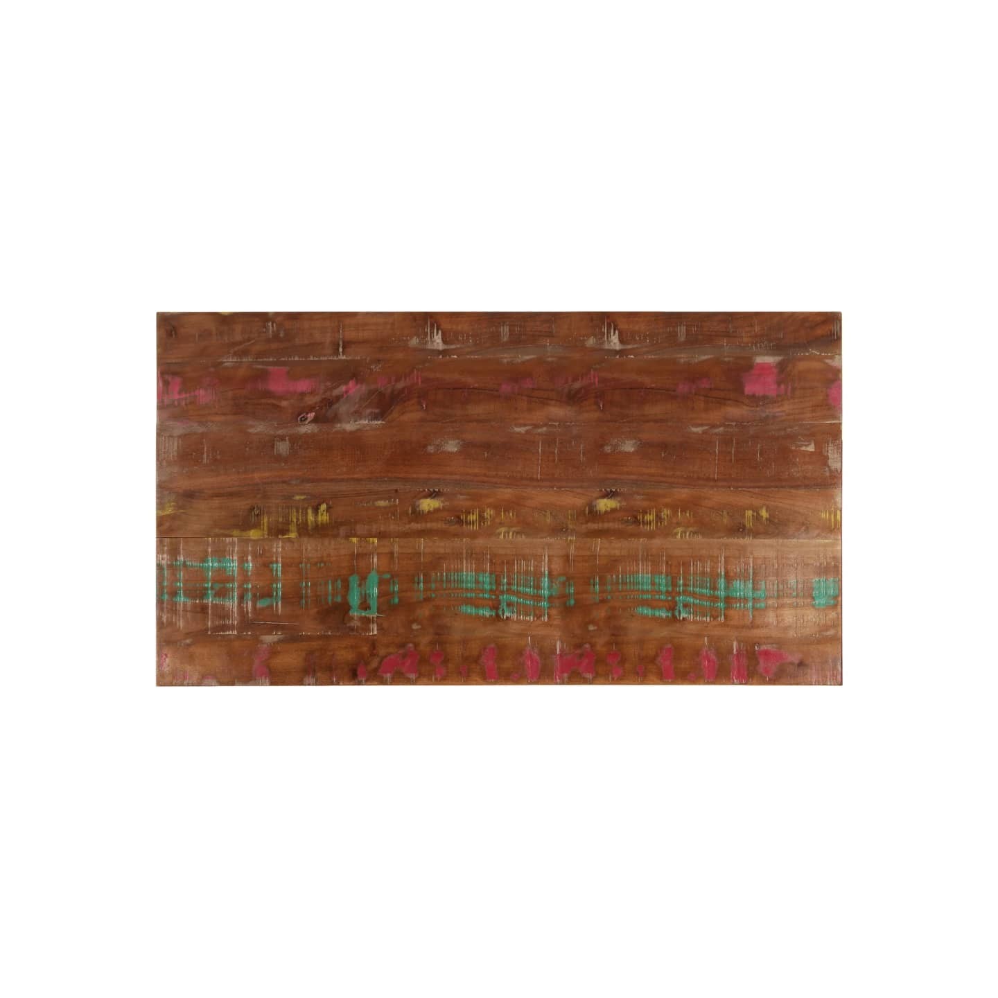 Dessus de table 100x60x2,5cm rectangulaire bois massif récupéré