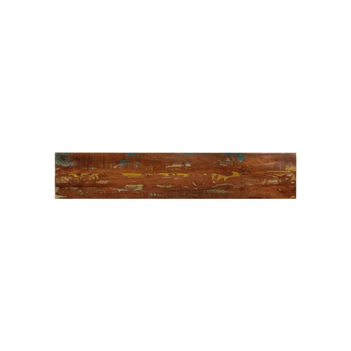 Dessus de table 140x30x3,8cm rectangulaire bois massif récupéré