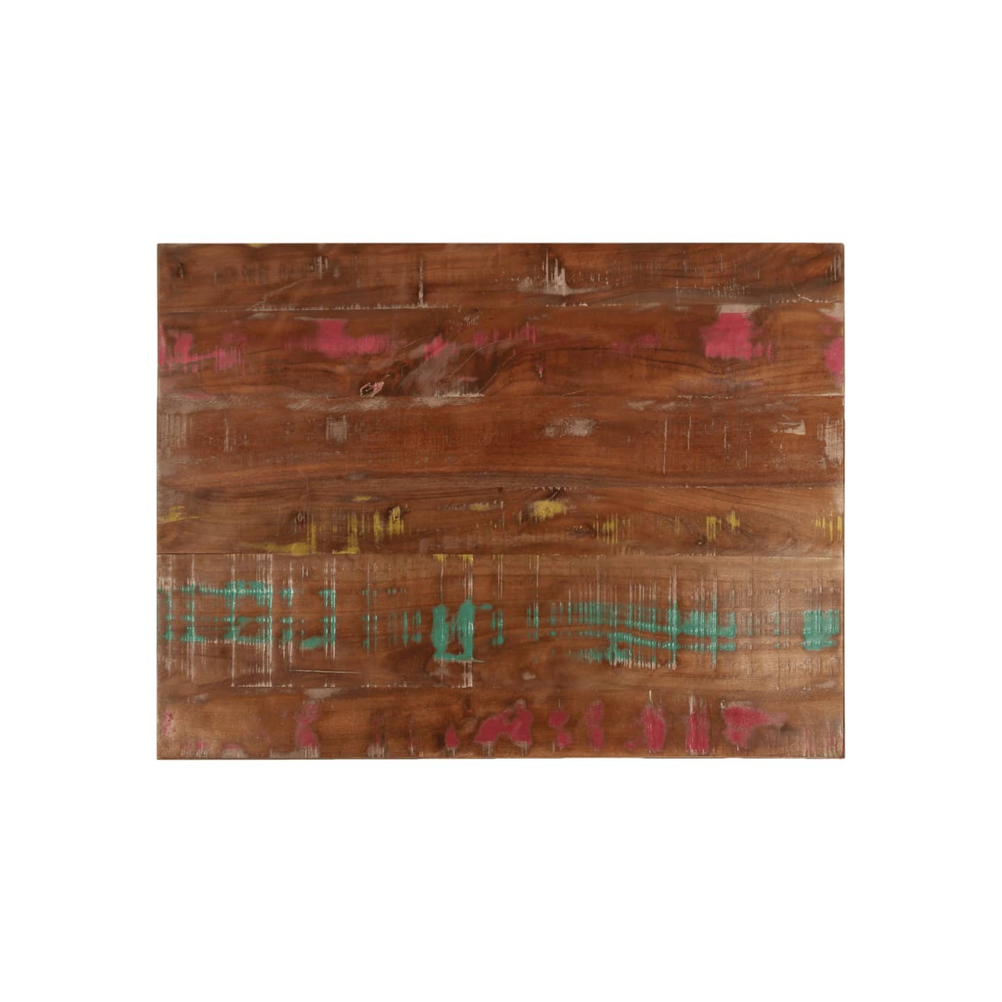Dessus de table 90x70x1,5 cm rectangulaire bois massif récupéré
