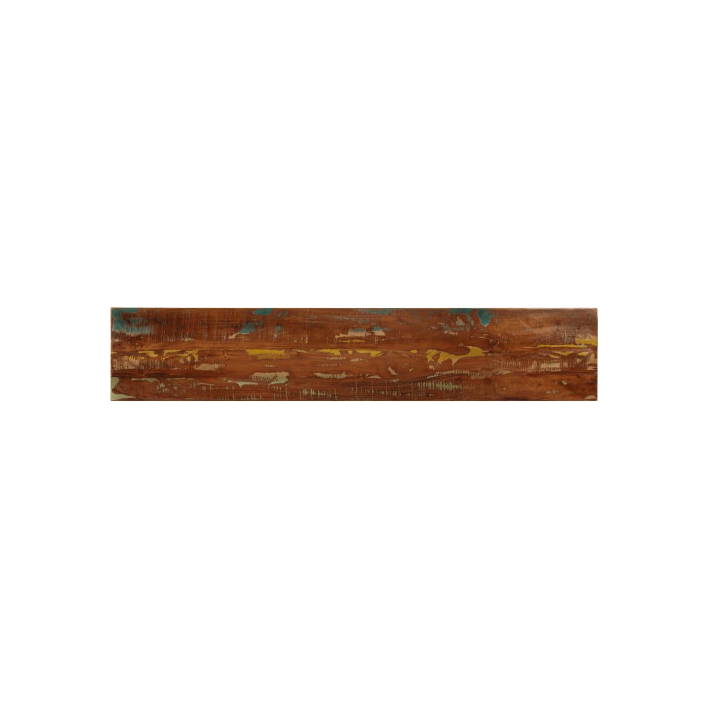 Dessus de table 160x30x3,8cm rectangulaire bois massif récupéré