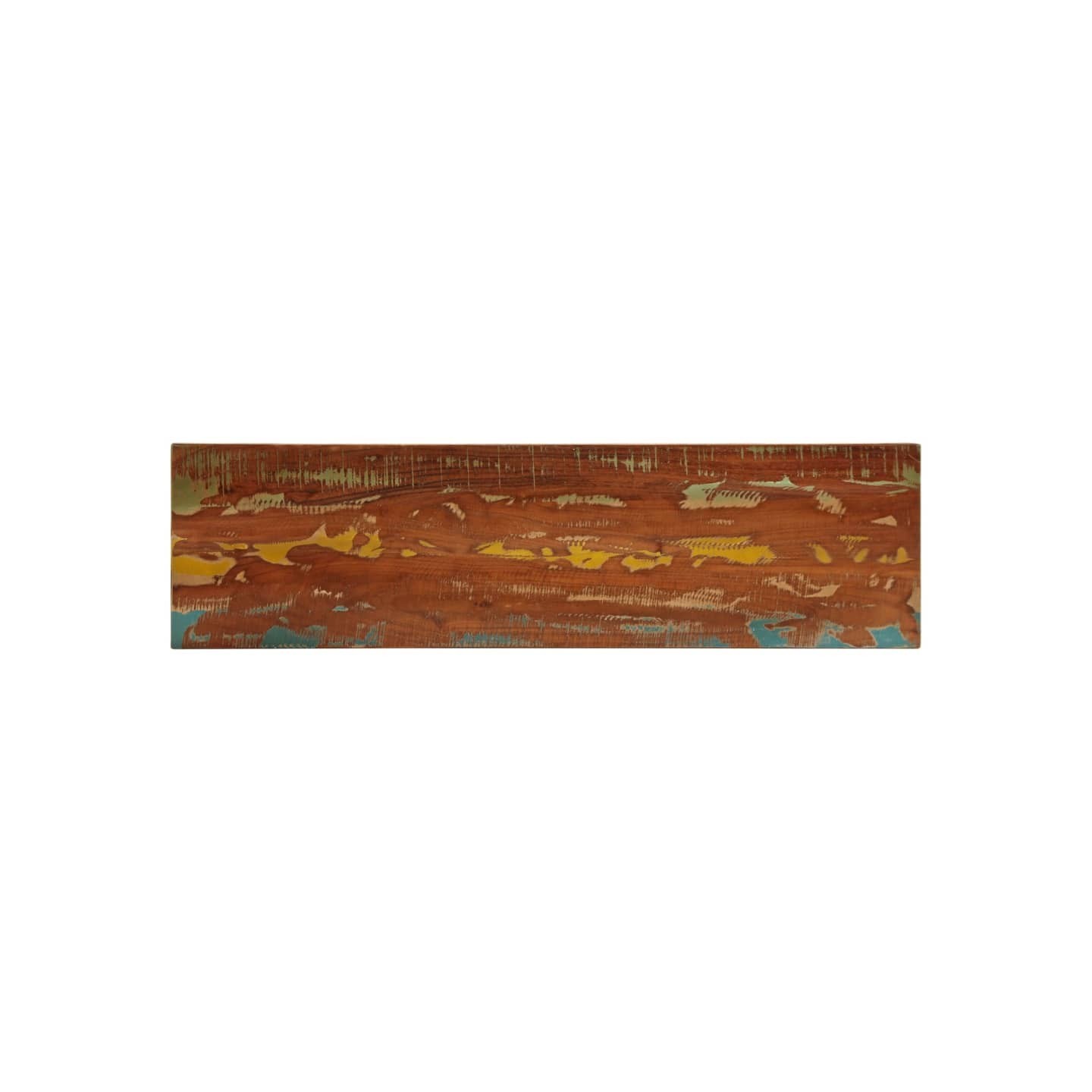 Dessus de table 110x30x3,8cm rectangulaire bois massif récupéré
