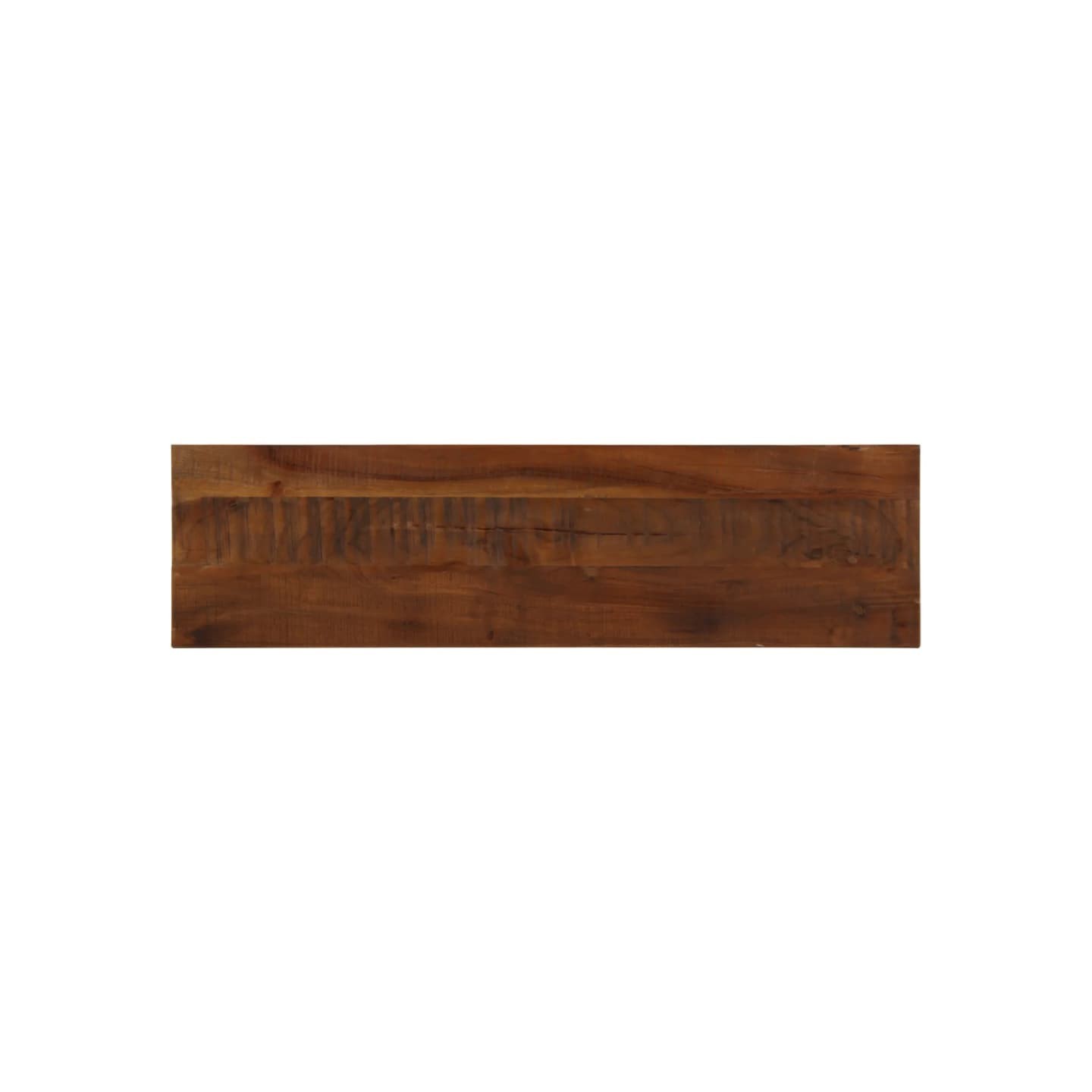 Dessus de table 100x20x3,8cm rectangulaire bois massif récupéré