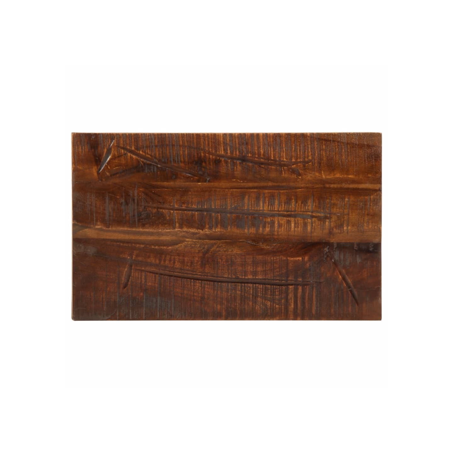 Dessus de table 60x30x3,8 cm rectangulaire bois massif récupéré