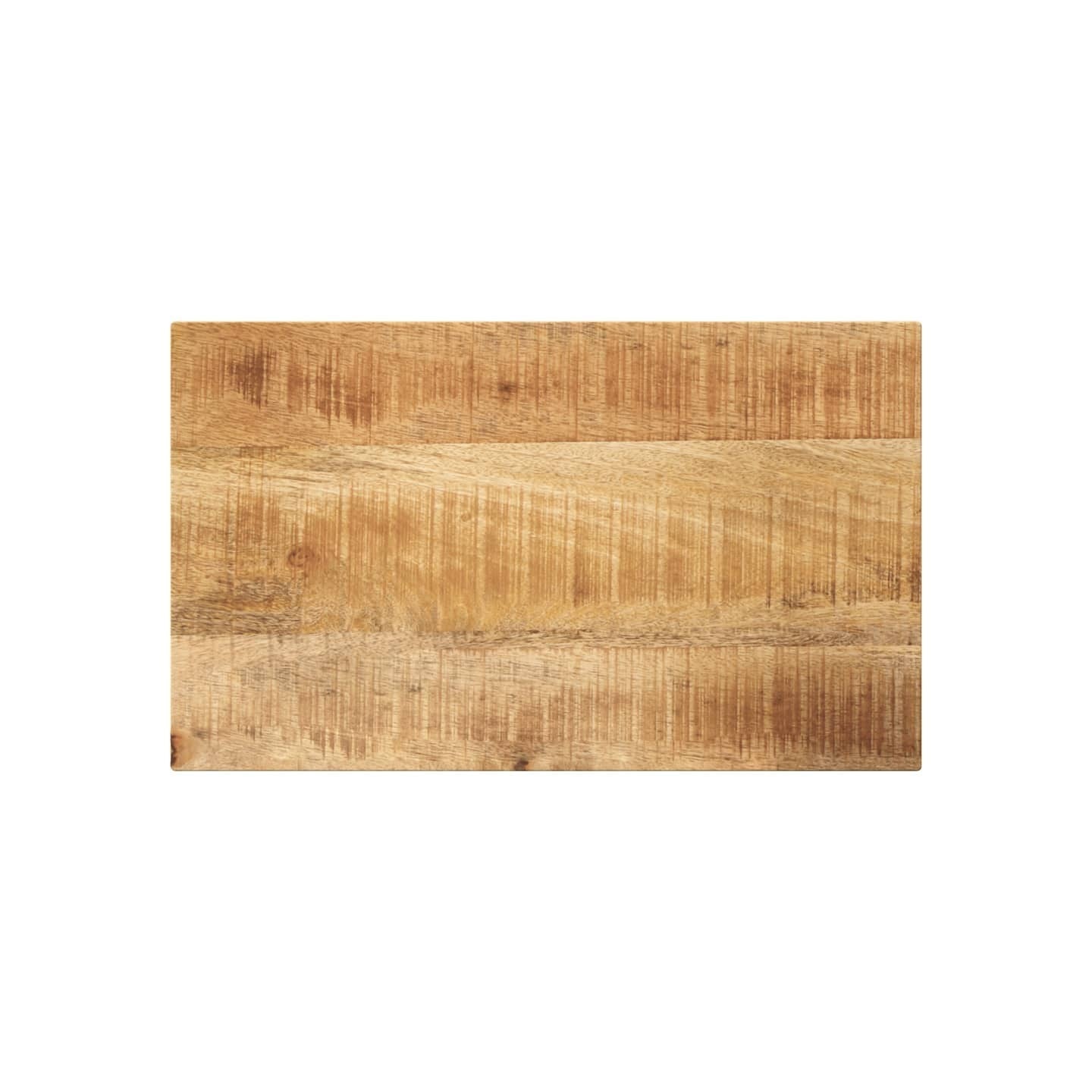 Dessus de table rectangulaire bois massif de manguier brut