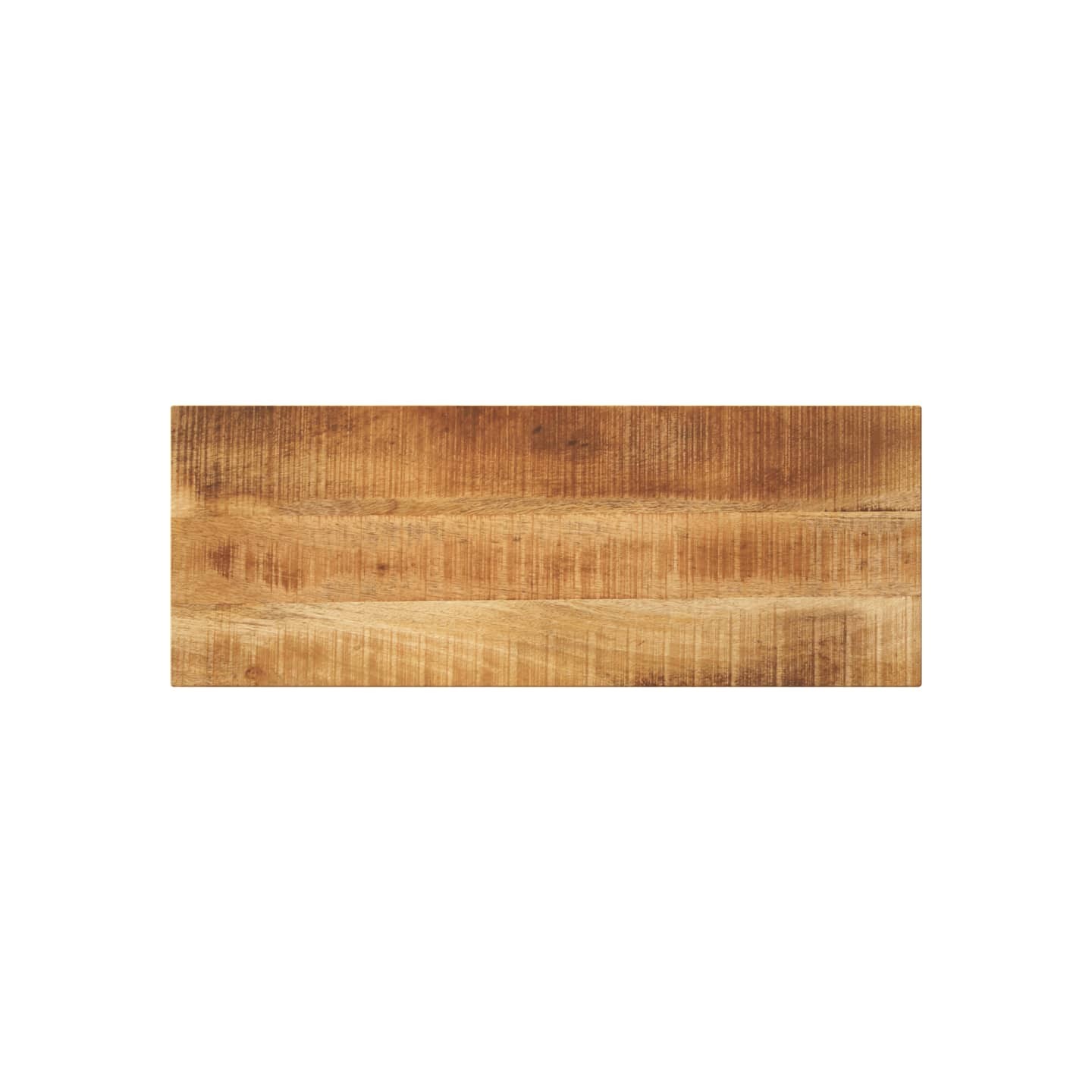 Dessus de table rectangulaire bois massif de manguier brut
