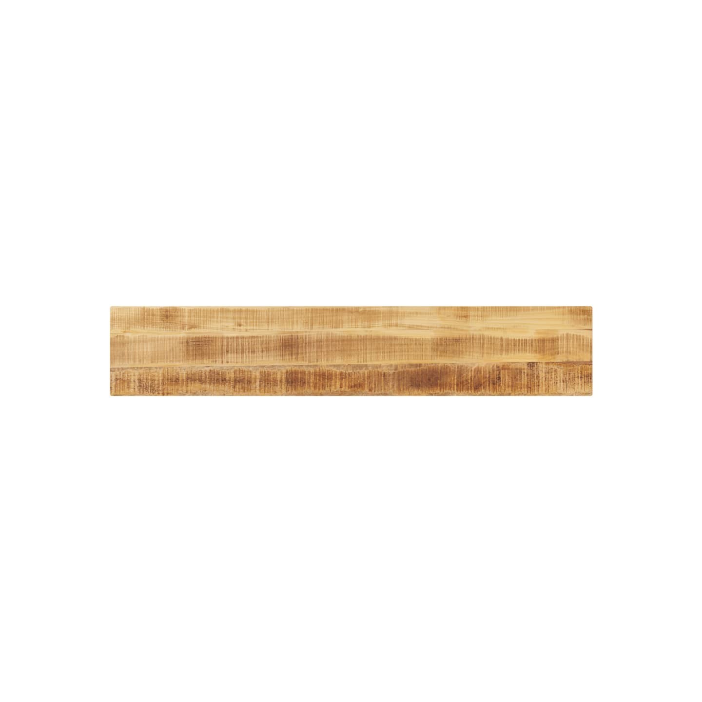 Dessus de table rectangulaire bois massif de manguier brut