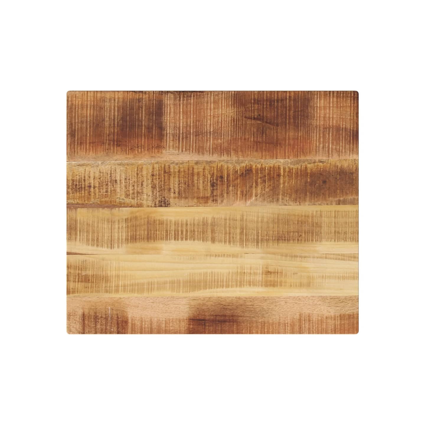 Dessus de table rectangulaire bois massif de manguier brut