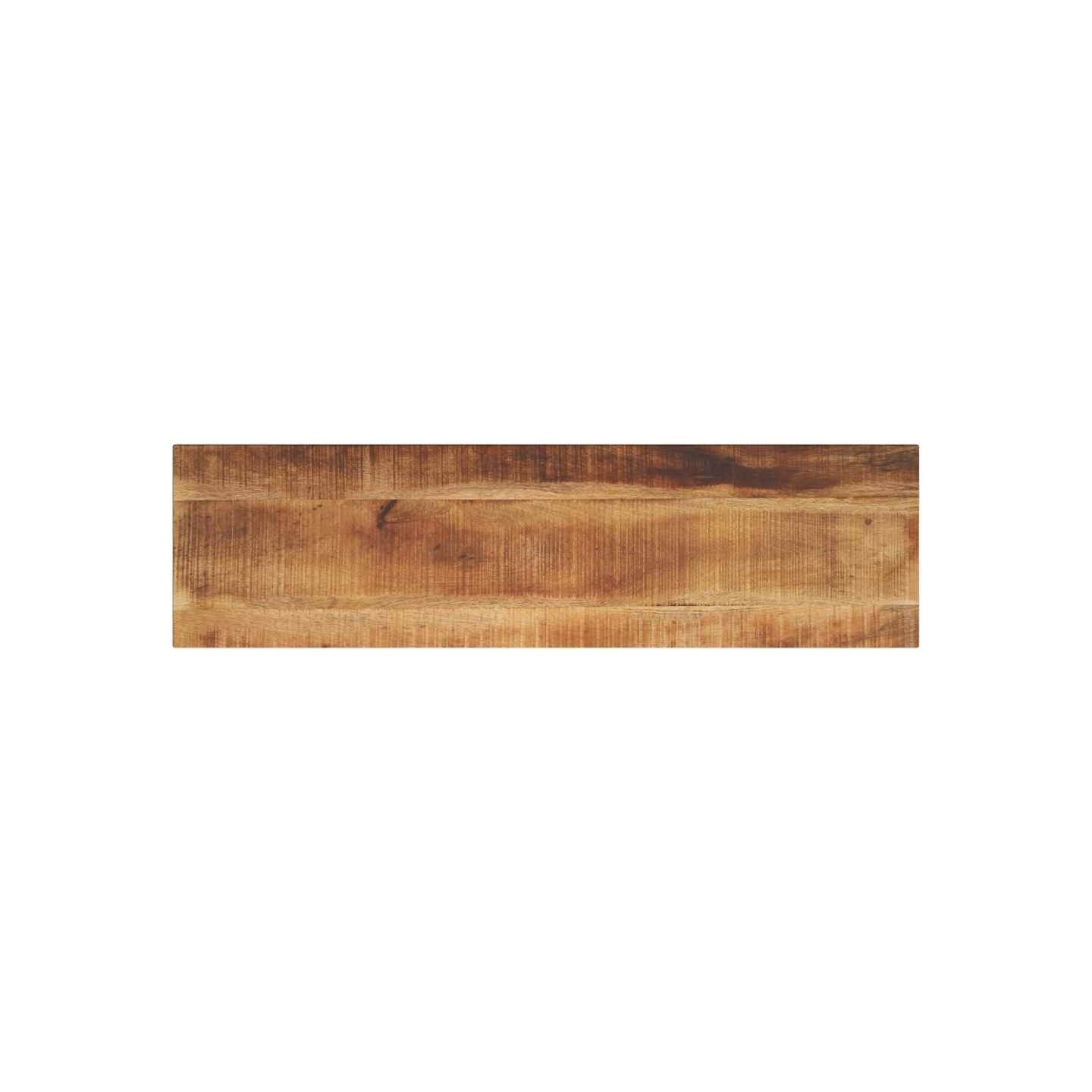 Dessus de table rectangulaire bois massif de manguier brut