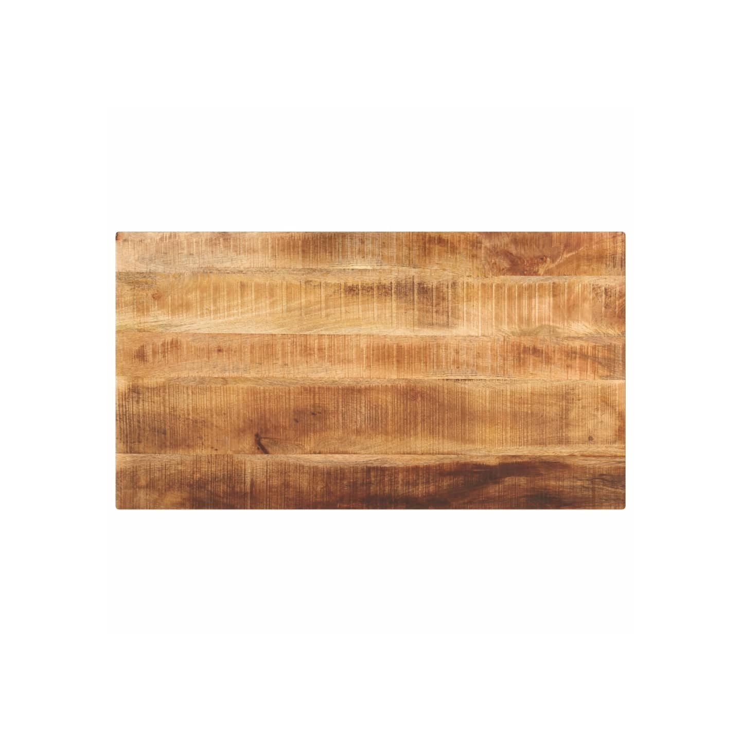 Dessus de table rectangulaire bois massif de manguier brut