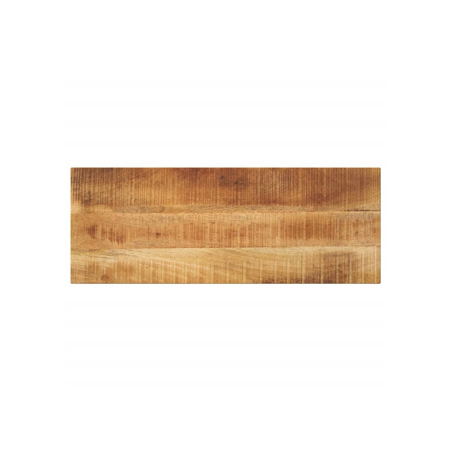 Dessus de table rectangulaire bois massif de manguier brut