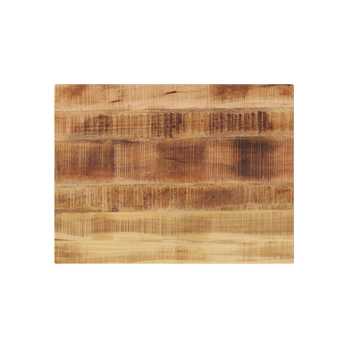 Dessus de table rectangulaire bois massif de manguier brut