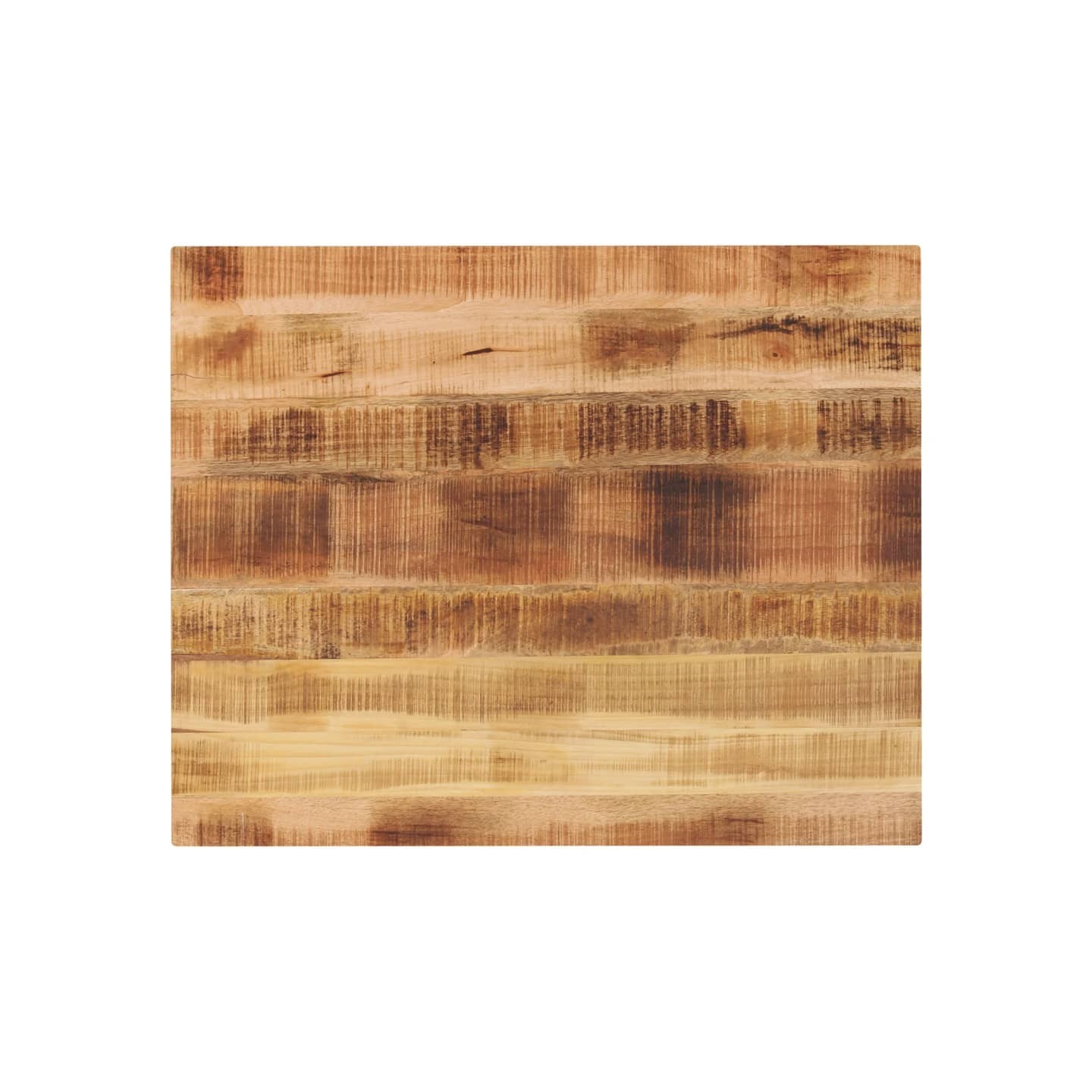 Dessus de table rectangulaire bois massif de manguier brut