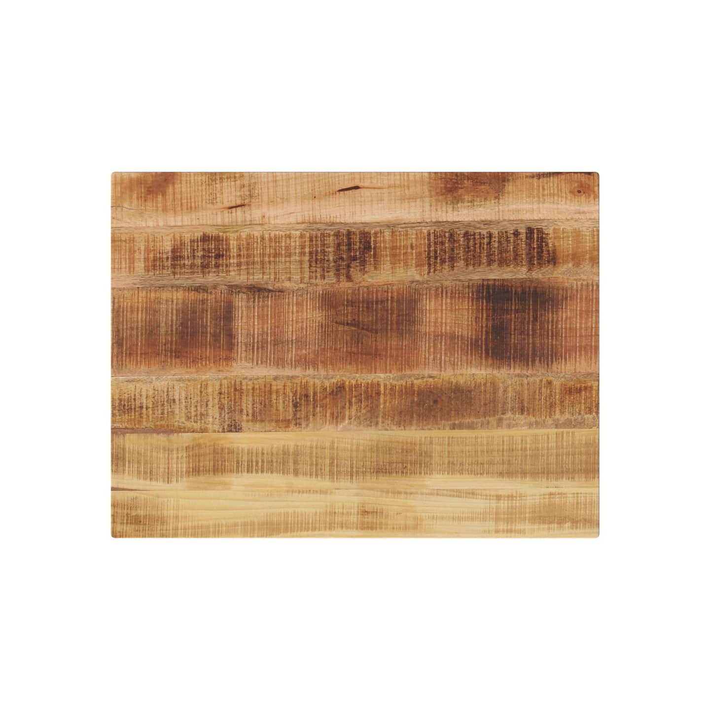 Dessus de table rectangulaire bois massif de manguier brut