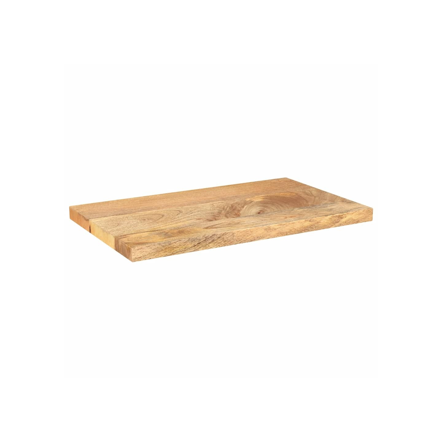 Dessus de table 40x30x2,5 cm rectangulaire bois massif manguier
