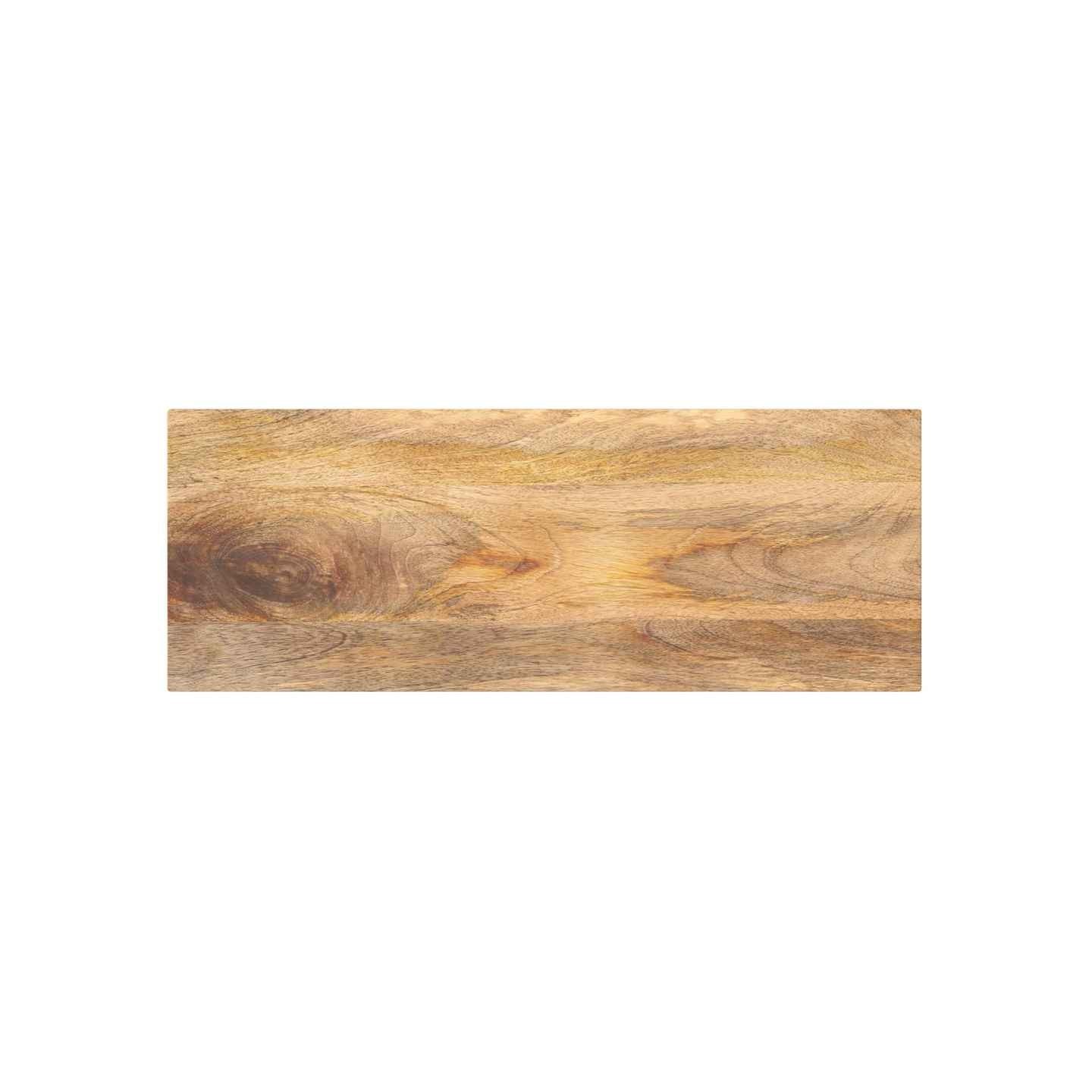Dessus de table 70x20x2,5 cm rectangulaire bois massif manguier