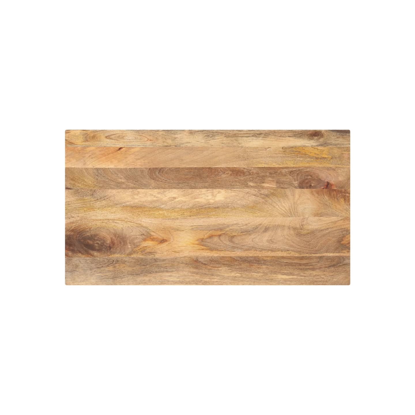 Dessus de table 100x50x2,5cm rectangulaire bois massif manguier