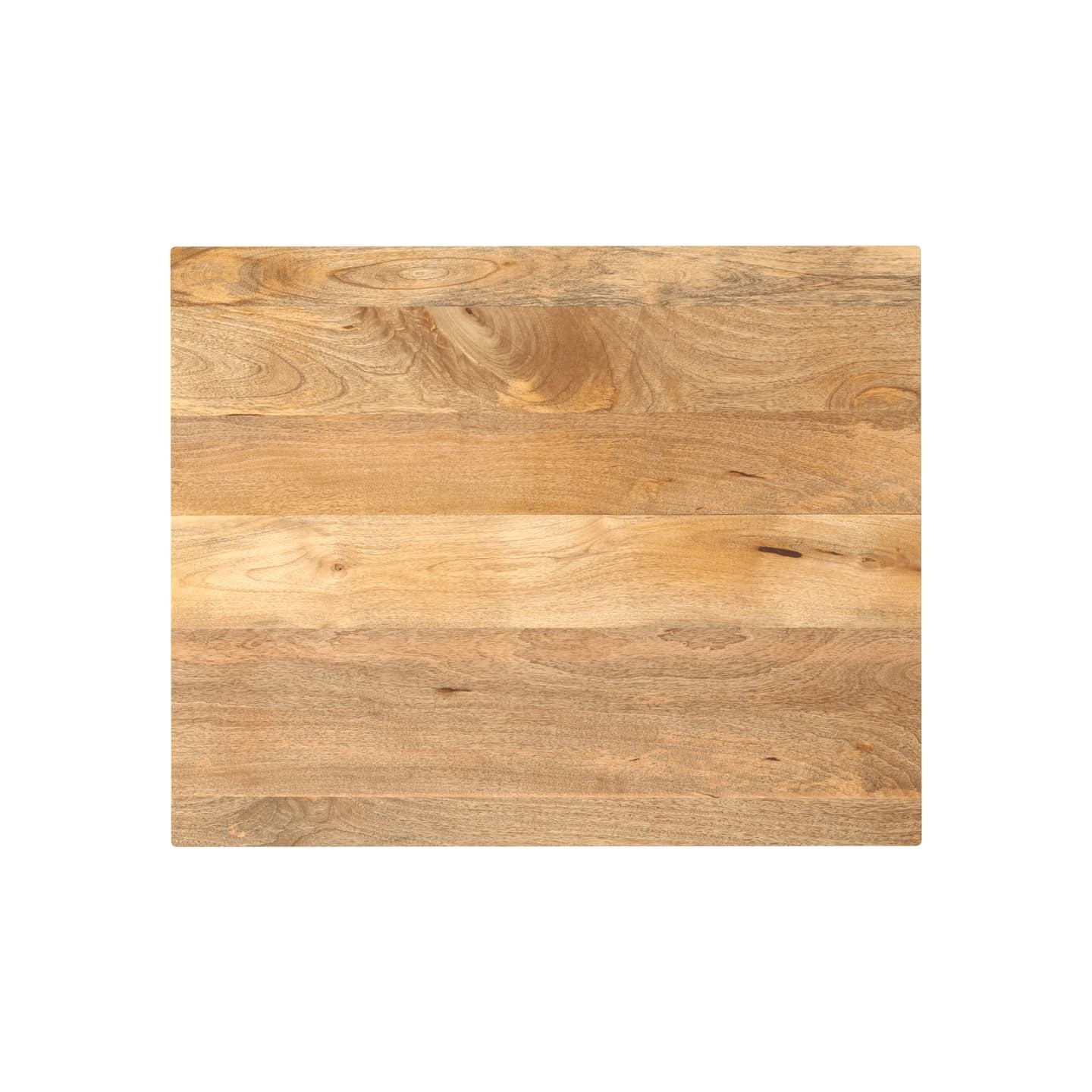 Dessus de table 90x80x2,5 cm rectangulaire bois massif manguier