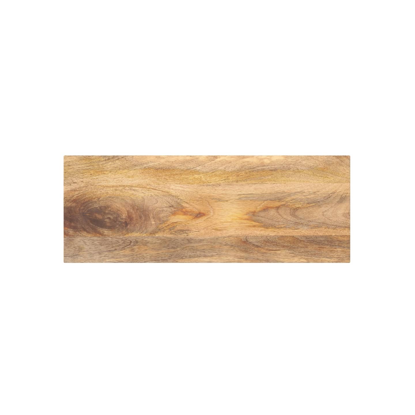 Dessus de table 70x30x3,8 cm rectangulaire bois massif manguier