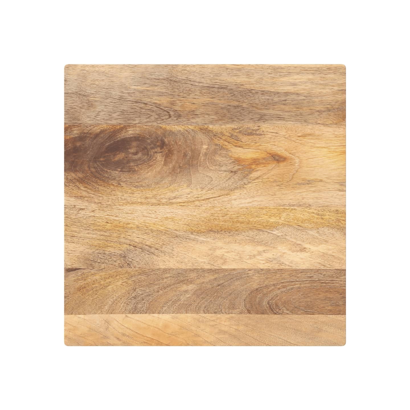 Dessus de table 60x60x3,8 cm carré bois massif manguier