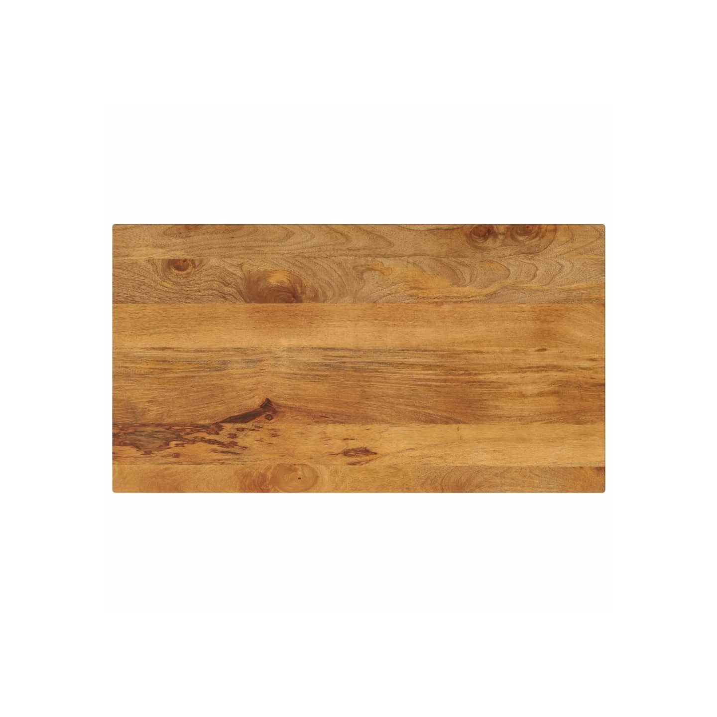 Dessus de table 100x50x2,5cm rectangulaire bois massif manguier
