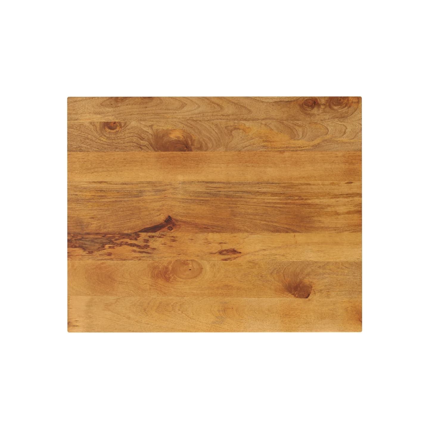 Dessus de table 90x80x2,5 cm rectangulaire bois massif manguier