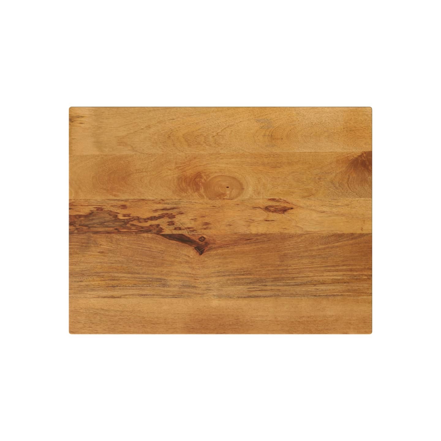 Dessus de table 80x70x2,5 cm rectangulaire bois massif manguier
