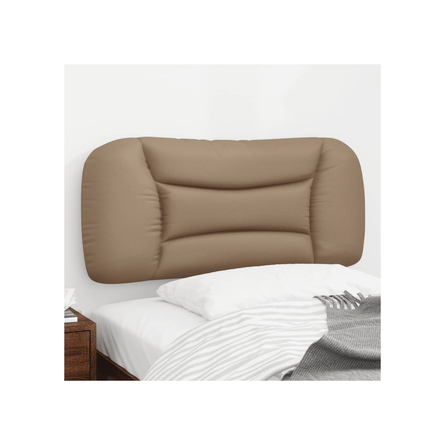 Coussin de tête de lit Hvar cappuccino 90 cm similicuir