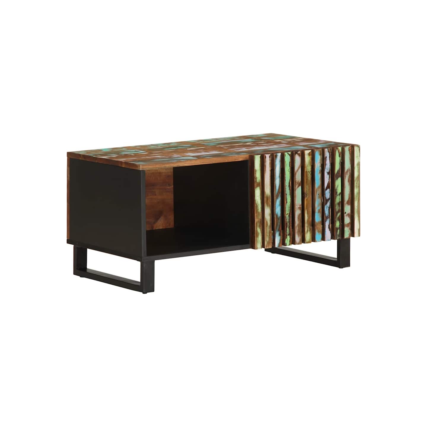 Table basse 80x51x40 cm bois massif d'acacia