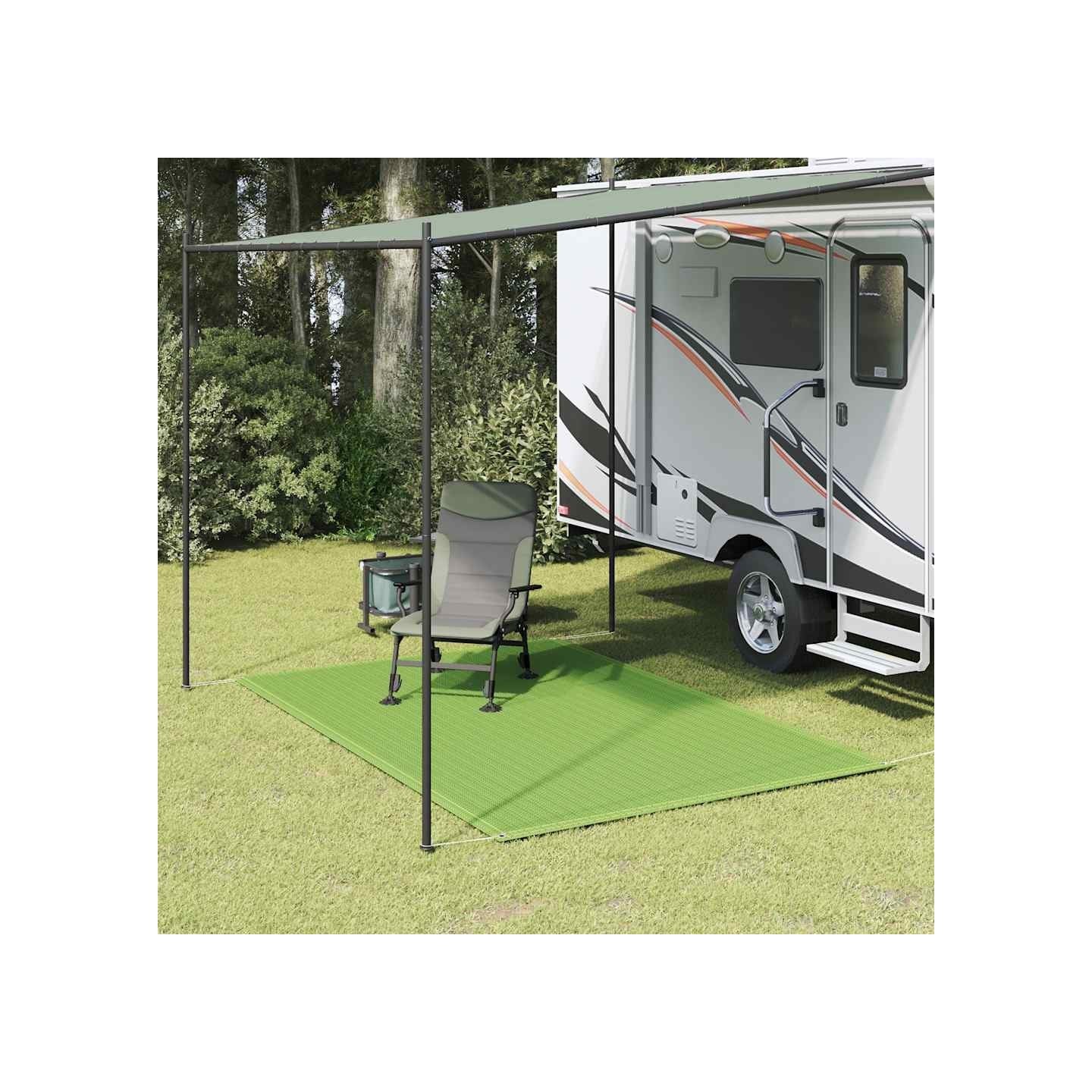 Tapis de tente vert clair 250x200 cm PEHD