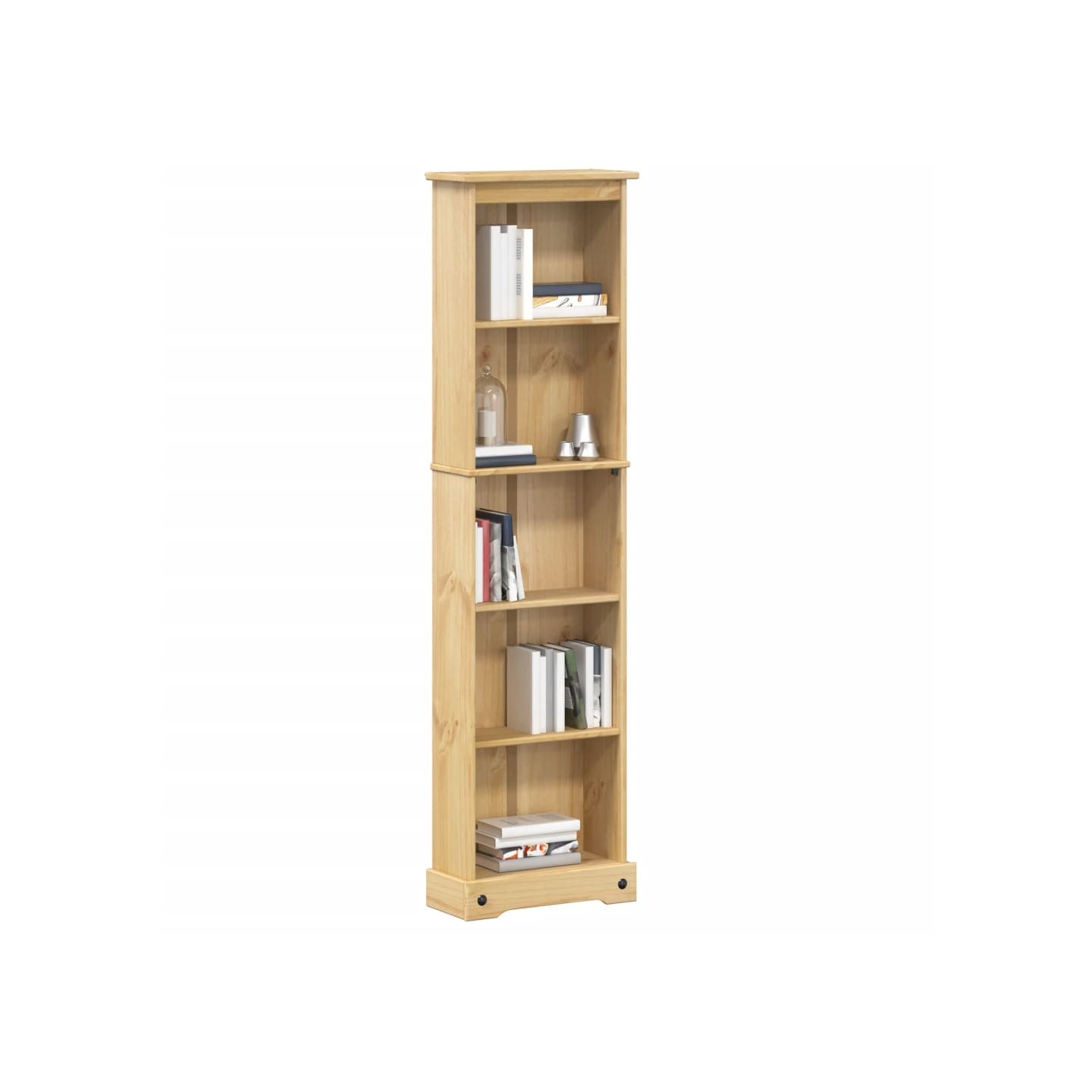 Bibliothèque Corona 46x20x170 cm bois de pin massif