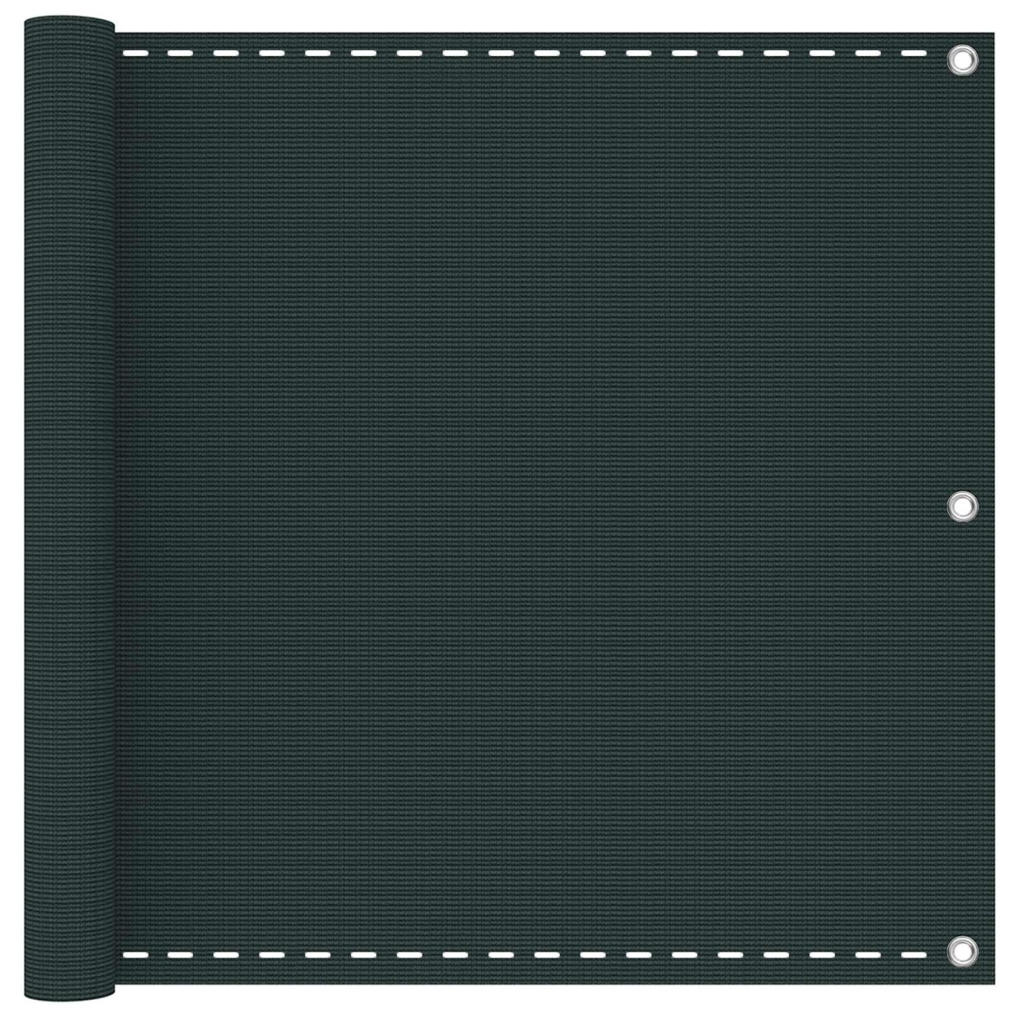 Écran de balcon Rectangulaire 75 x 1000 cm HDPE et Aluminium
