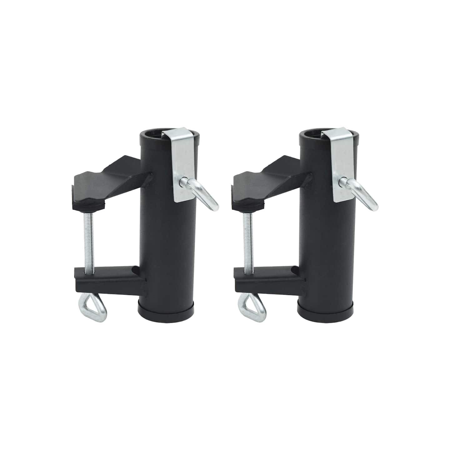 Pinces à parasol pour balcon 2 pcs 25-38 mm acier