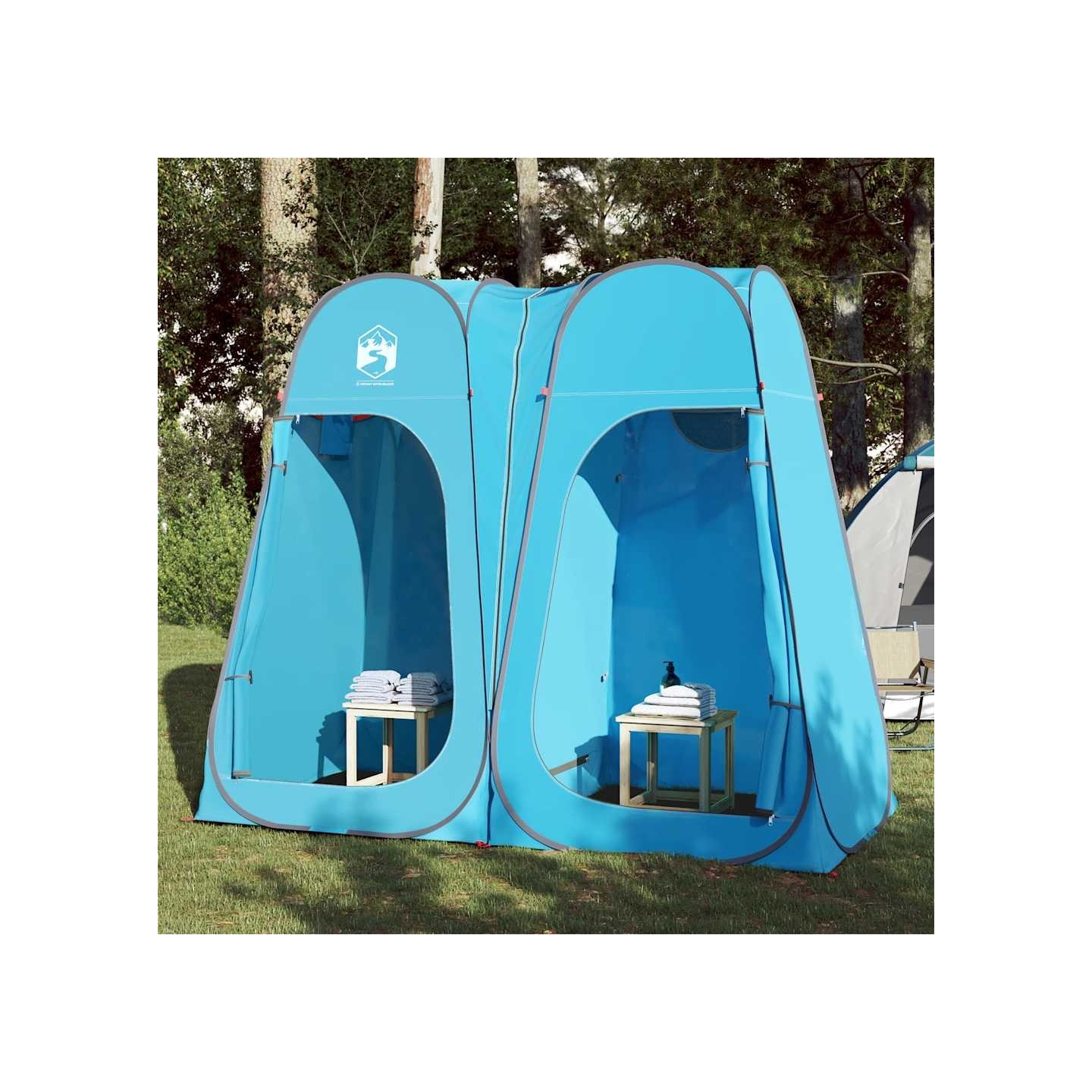 Tente d'intimité bleu escamotable imperméable