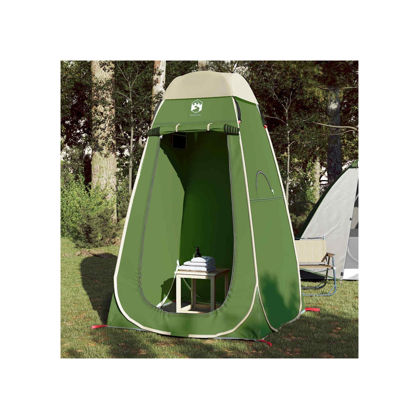 Tente d'intimité vert escamotable imperméable