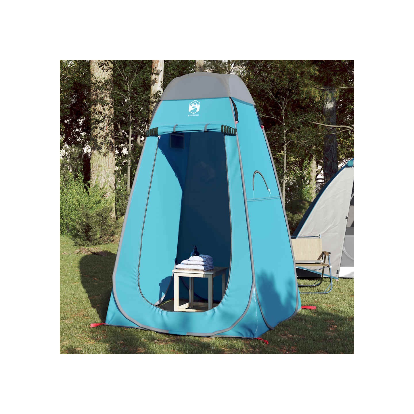 Tente d'intimité bleu escamotable imperméable