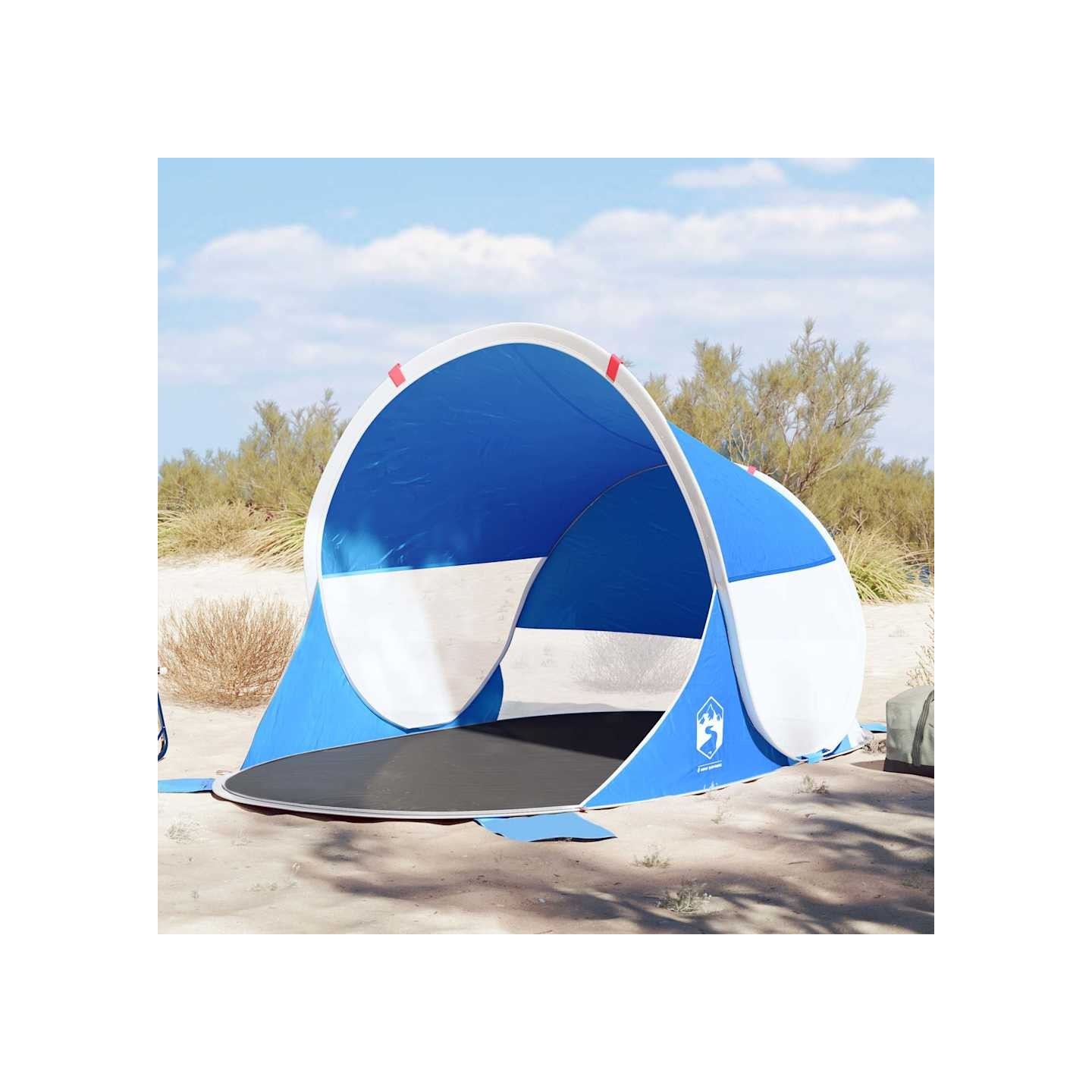 Beach Tent Sea Green Pop-up Waterproof Bleu