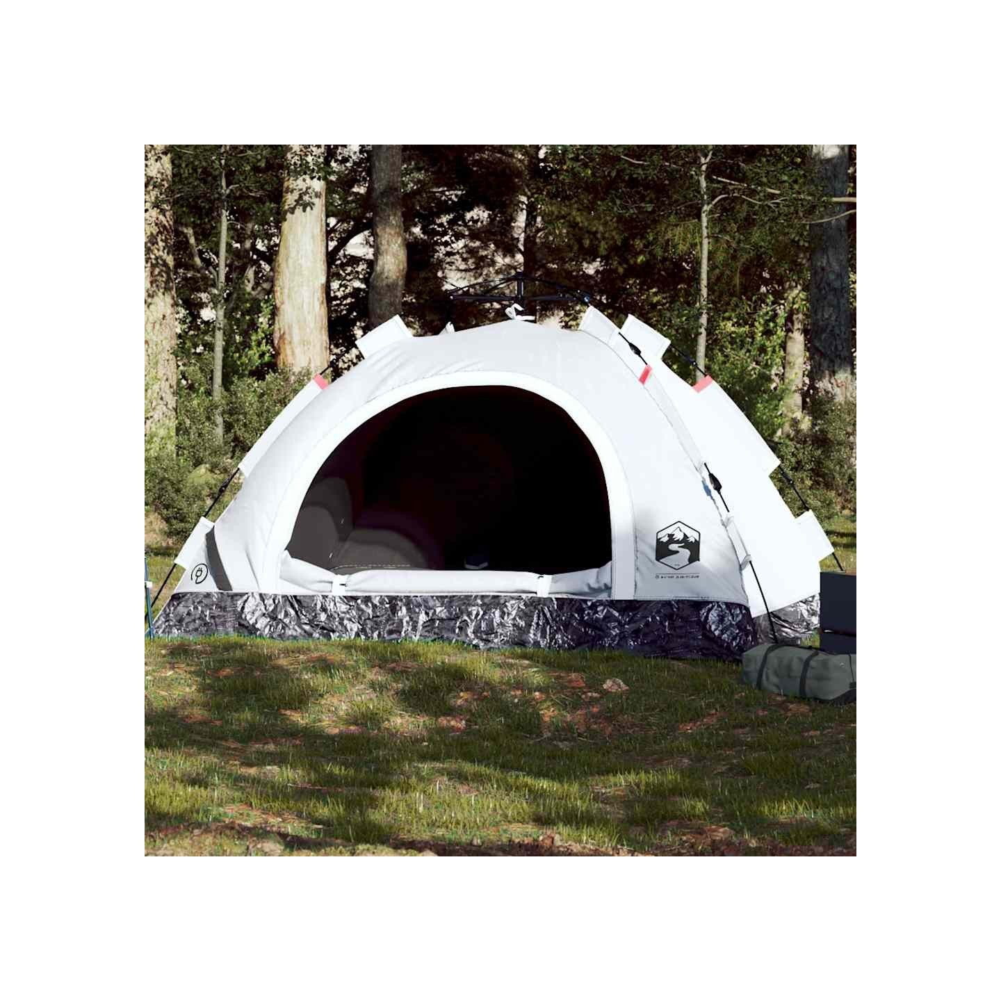 Tente de camping 3 personnes tissu occultant libération rapide