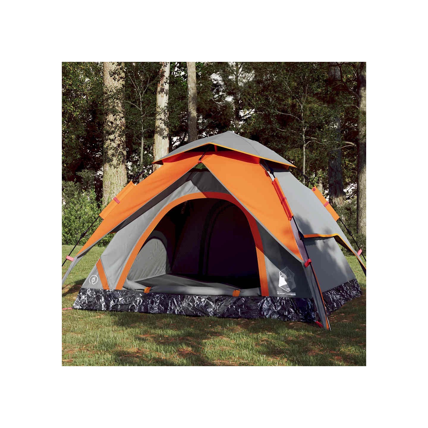 Tente de camping à dôme 4 personnes libération rapide