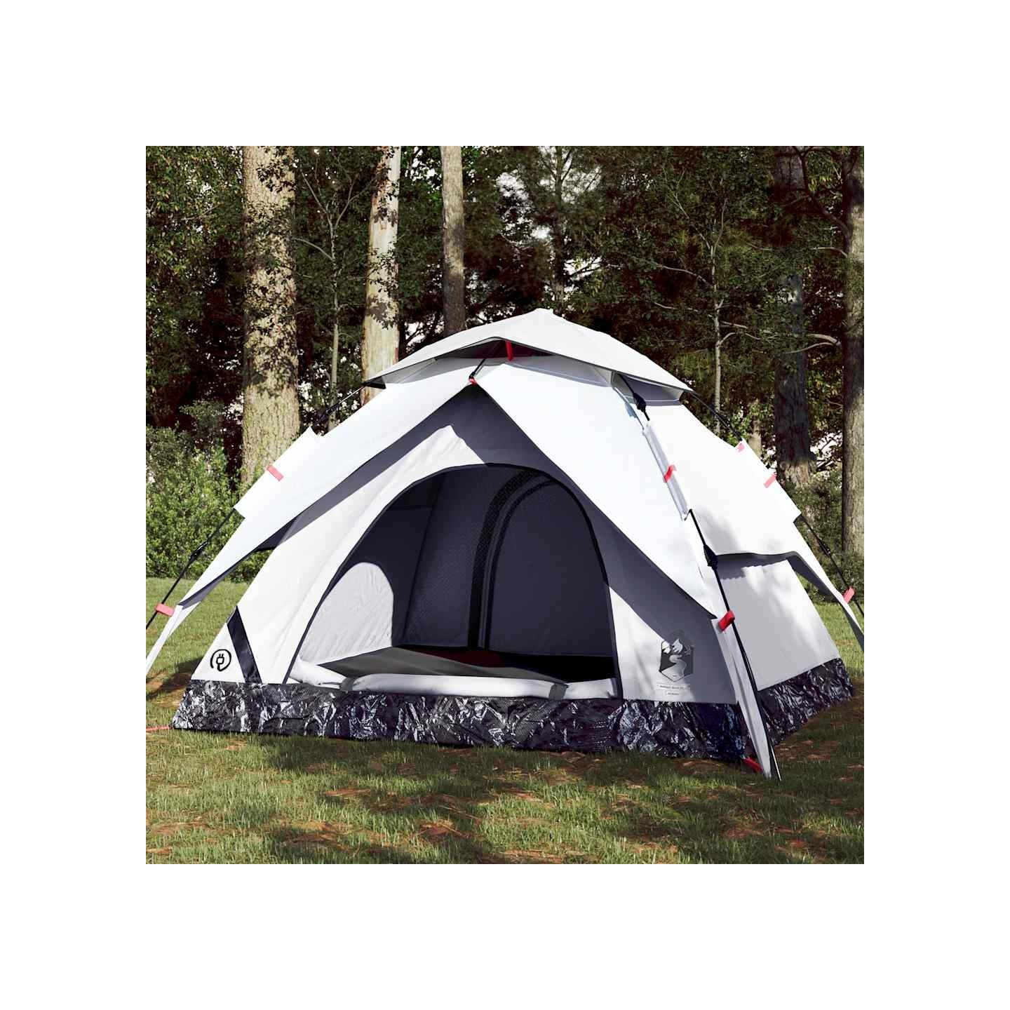 Tente de camping à dôme 3 personnes libération rapide