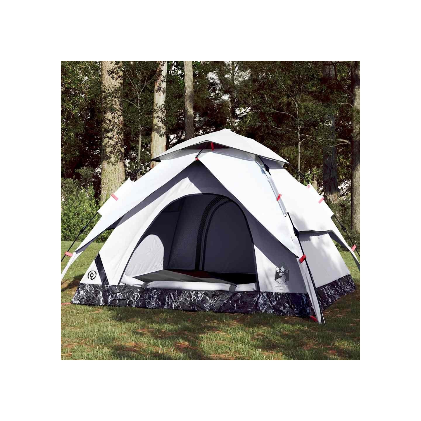 Tente de camping à dôme 4 personnes libération rapide