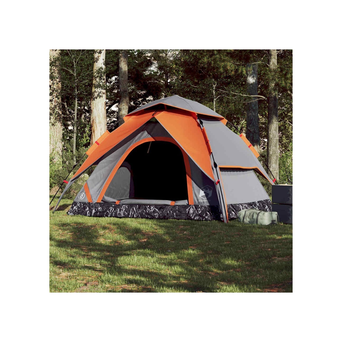 Tente de camping à dôme 5 personnes libération rapide