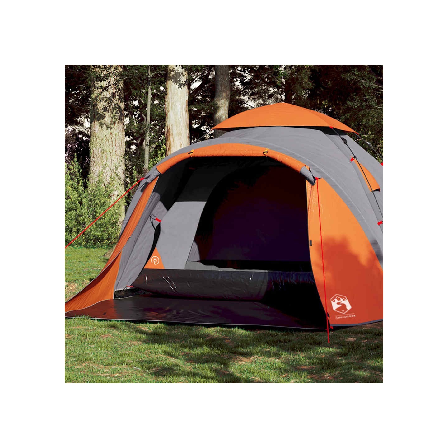Tente de camping à dôme 3 personnes libération rapide