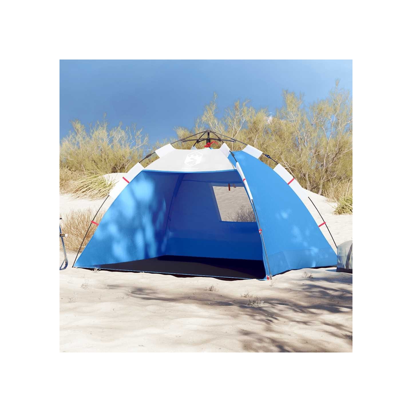 Tente de plage 2 personnes libération rapide imperméable