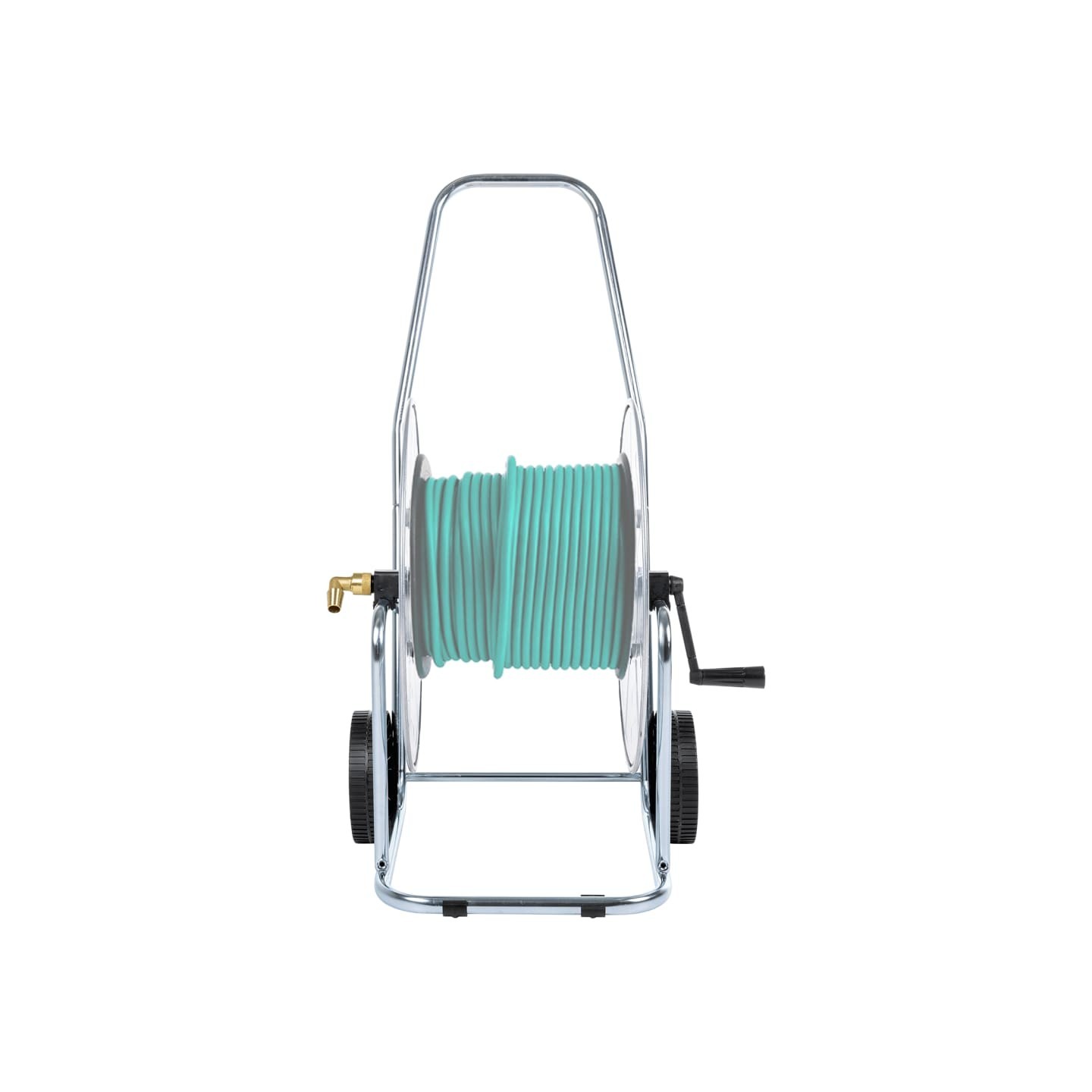 Chariot d'enrouleur pour tuyau de 80 m 3/4" acier