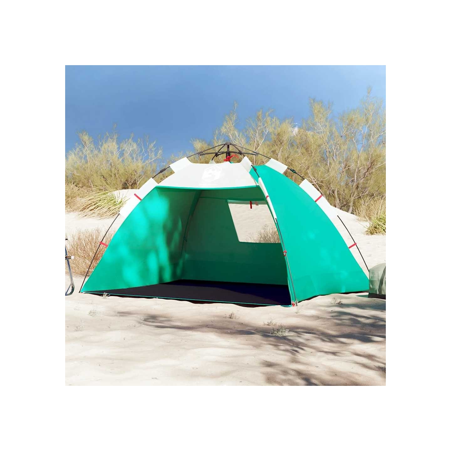 Tente de plage 2 personnes libération rapide imperméable