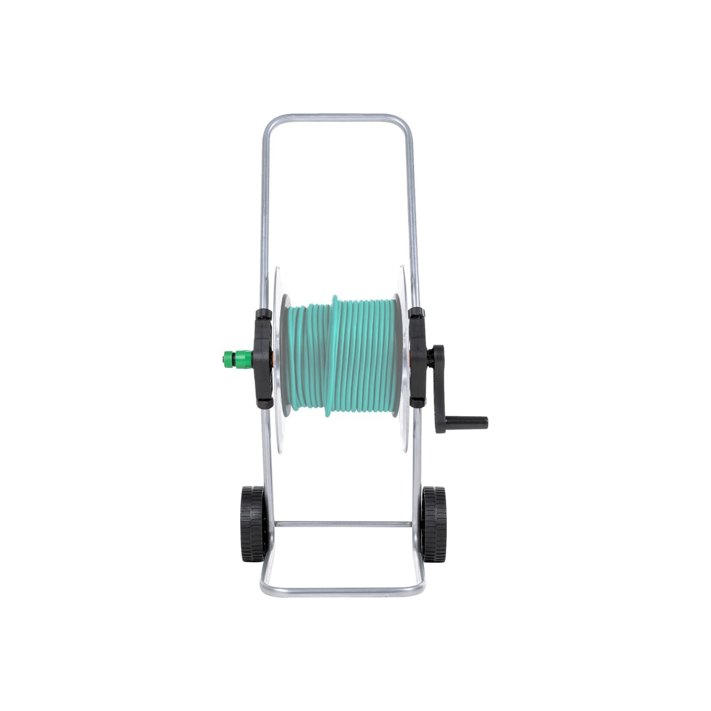 Chariot pour enrouleur de tuyau de 50 m 1/2" ou 35 m 3/4" acier