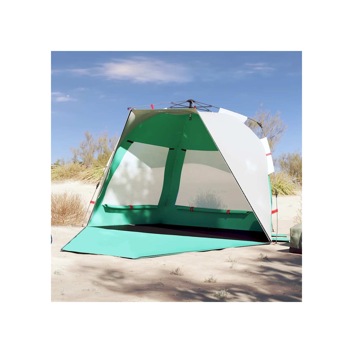 Tente de plage 3 personnes libération rapide imperméable
