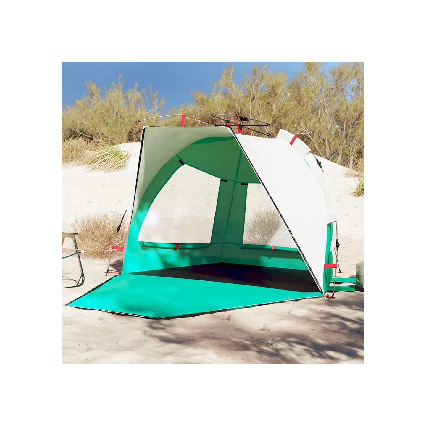 Tente de plage 2 personnes libération rapide imperméable