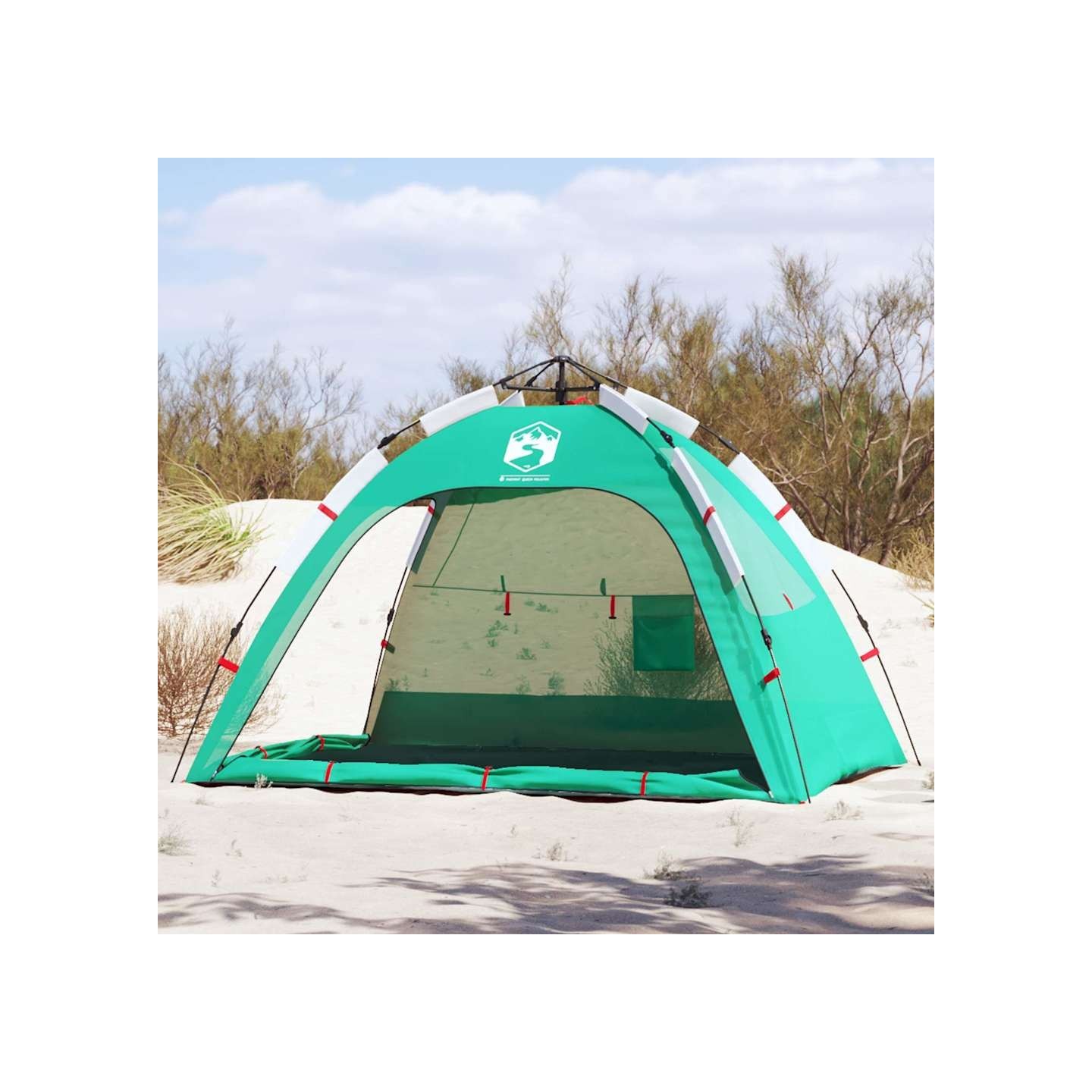 Tente de plage 2 personnes libération rapide imperméable