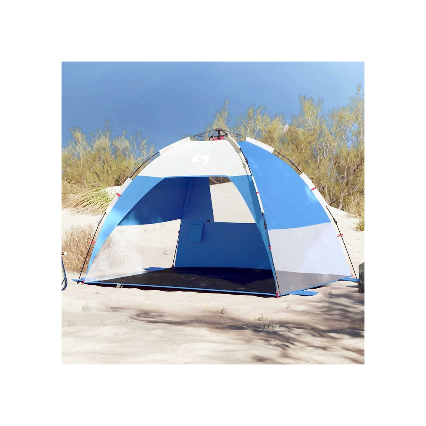 Tente de plage 2 personnes libération rapide imperméable